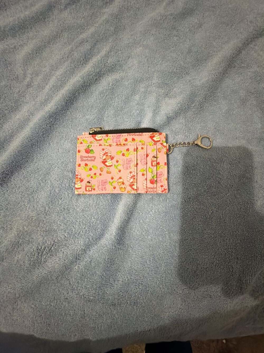 Strawberry Shortcake Zippered Card Holder and Coin Wallet